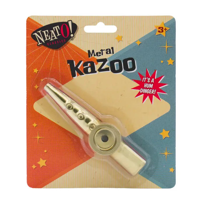 Neato! Metal Kazoo 4.75"- Retro Classic, Vintage Toys