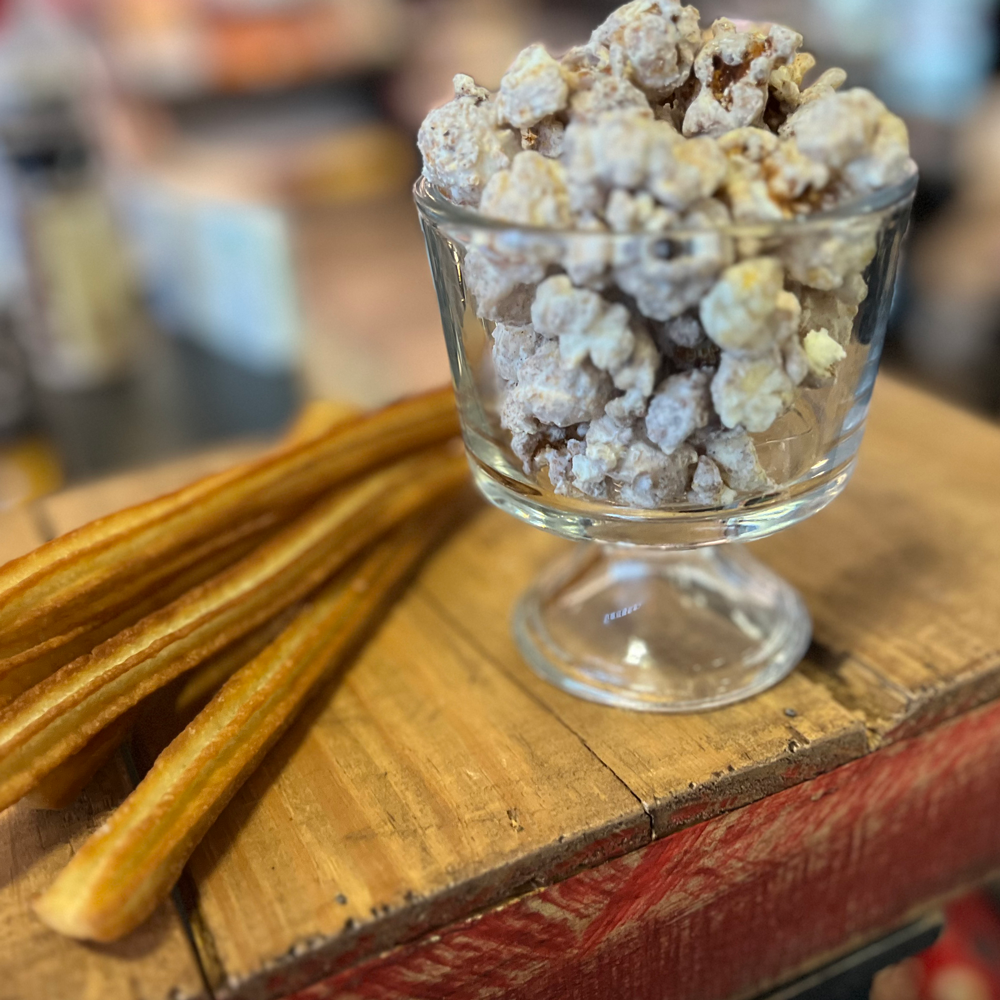Frosted Churro Popcorn