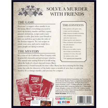 A Taste for Wine and Murder