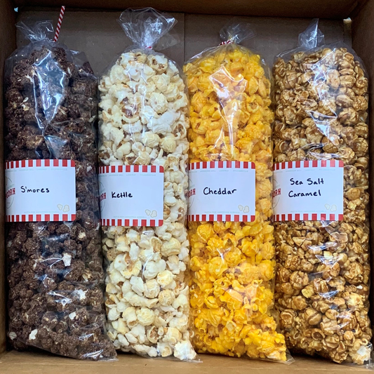 Popcorn Sampler - 4 Bags